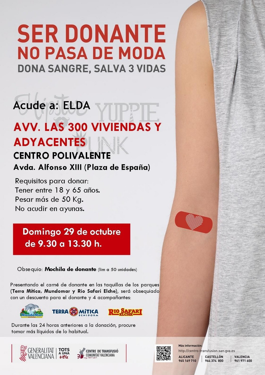 Nueva donación de sangre en Las 300 el domingo Nueva donación de sangre en Las 300 el domingo