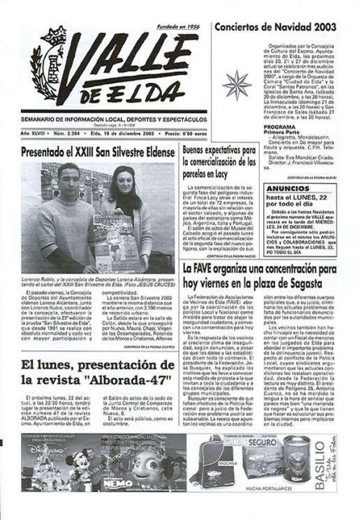 N&uacute;mero 2.364<span>19  de diciembre de 2003</span>