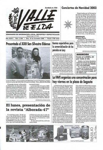 N&uacute;mero 2.364 - 19  de diciembre de 2003