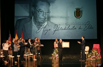 Joaqu&iacute;n Planelles, Hijo Predilecto de la ciudad: &ldquo;Prometo eldear hasta mi &uacute;ltimo aliento&rdquo;