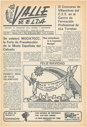 N&uacute;mero 1.261 - 20 de diciembre de 1980