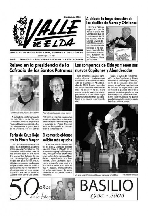 N&uacute;mero 2.414<span>4 de febrero de 2005</span>