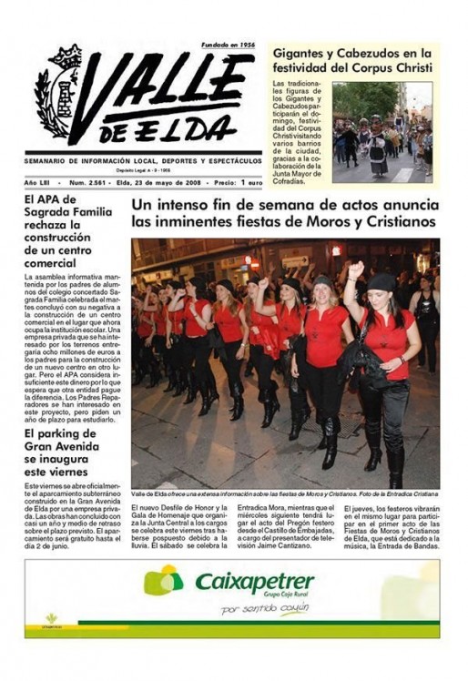 N&uacute;mero 2.561<span>23 de mayo de 2008</span>