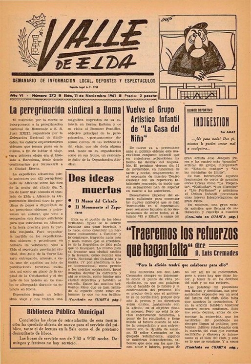 N&uacute;mero 0272<span>11 de noviembre de 1961</span>