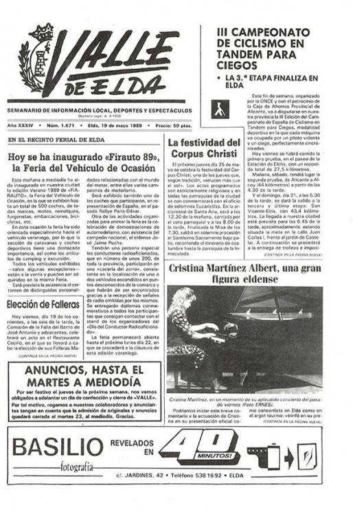 N&uacute;mero 1.671<span>19 de mayo de 1989</span>
