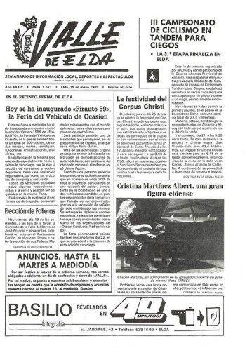 N&uacute;mero 1.671 - 19 de mayo de 1989