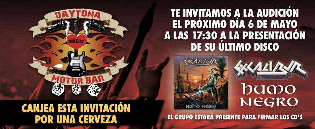 Excalibur presenta su nuevo disco "Humo Negro" Excalibur presenta su nuevo disco "Humo Negro"