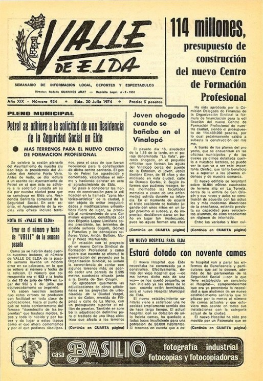 N&uacute;mero 0934<span>20 de julio de 1974</span>