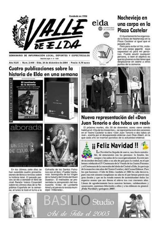 N&uacute;mero 2.408<span>24 de diciembre de 2004</span>