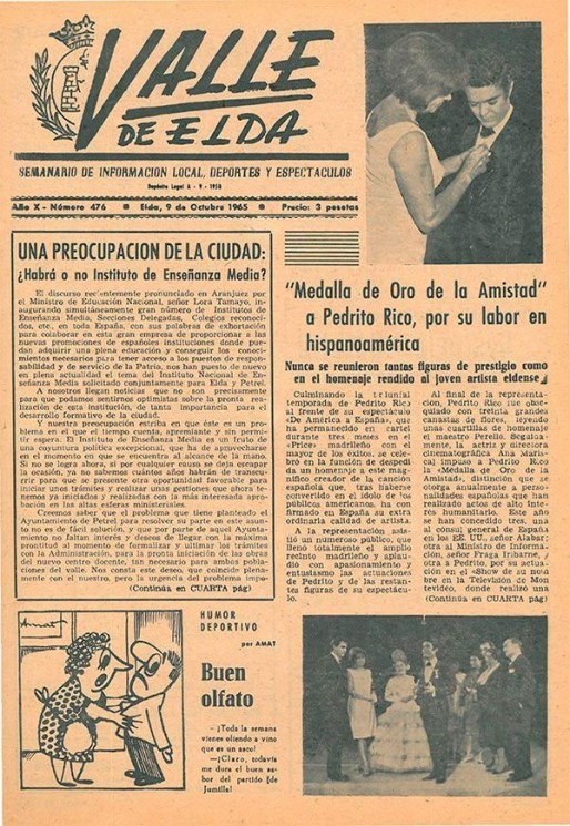 N&uacute;mero 0476<span>9 de octubre de 1965</span>