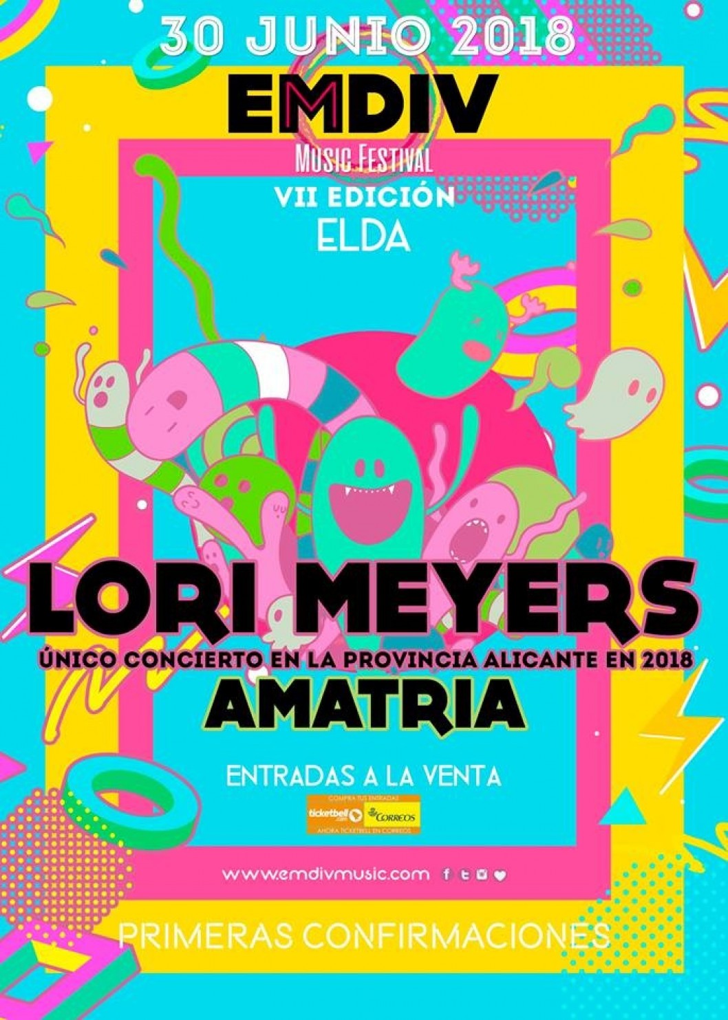 Lori Meyers y Amatria, primeras confirmaciones del 7º EMDIV Music Festival Lori Meyers y Amatria, primeras confirmaciones del 7º EMDIV Music Festival