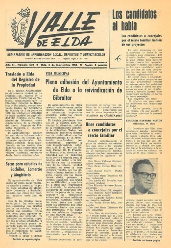 N&uacute;mero 0532 - 5 de noviembre de 1966