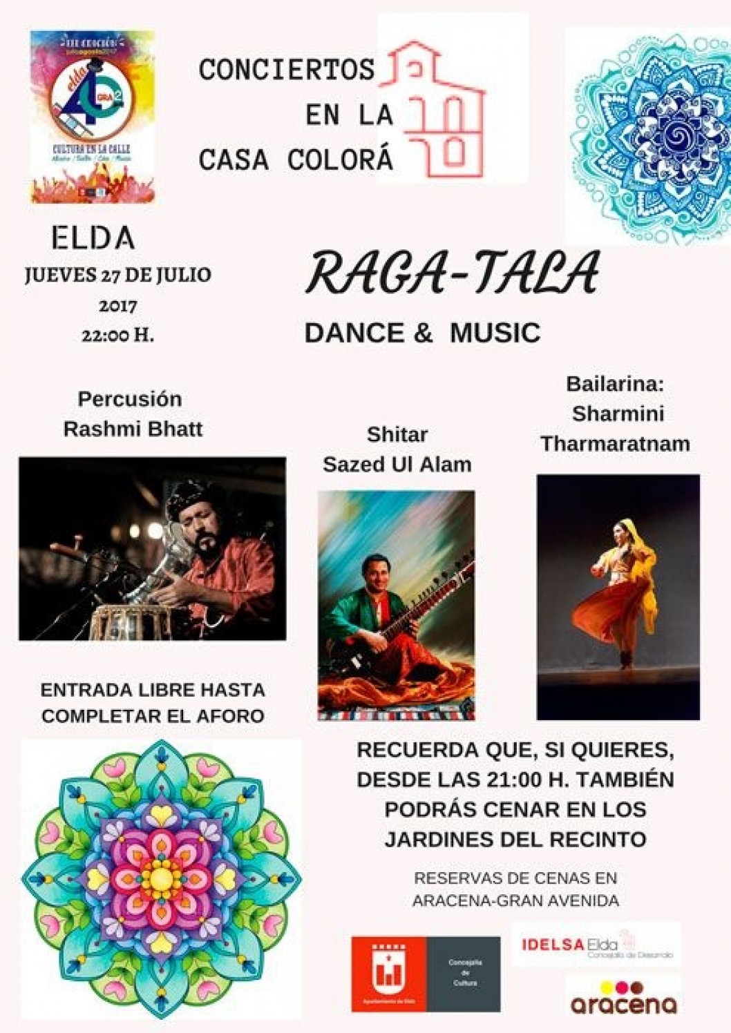 La danza y música de India llega esta noche a la Casa Colorá La danza y música de India llega esta noche a la Casa Colorá