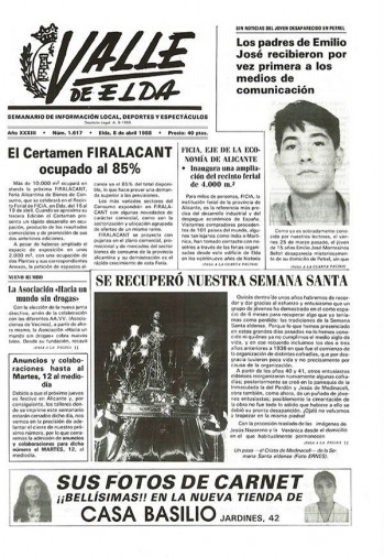 N&uacute;mero 1.617 - 8 de abril de 1988