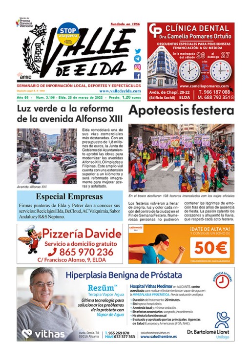 N&uacute;mero 3.106<span>25 de marzo de 2022</span>