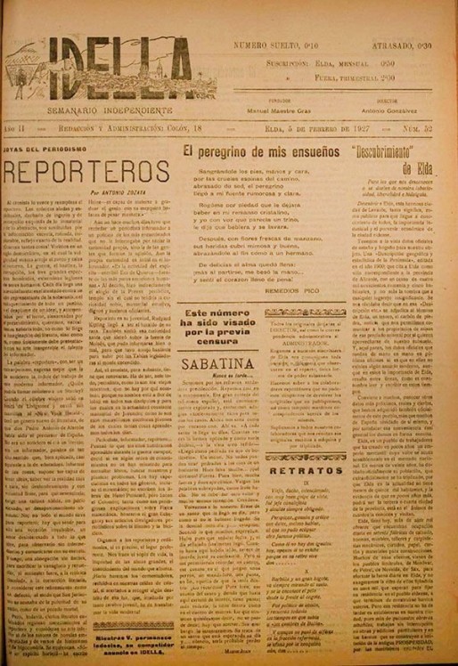 Idella n&ordm; 052<span>A&ntilde;o 1927</span>