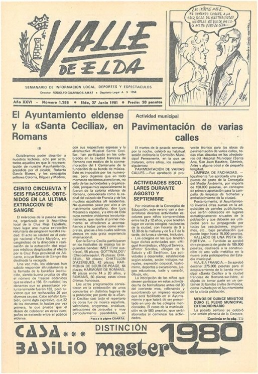 N&uacute;mero 1.288<span>27 de junio de 1981</span>