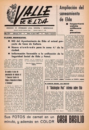 N&uacute;mero 0815 - 8 de abril de 1972