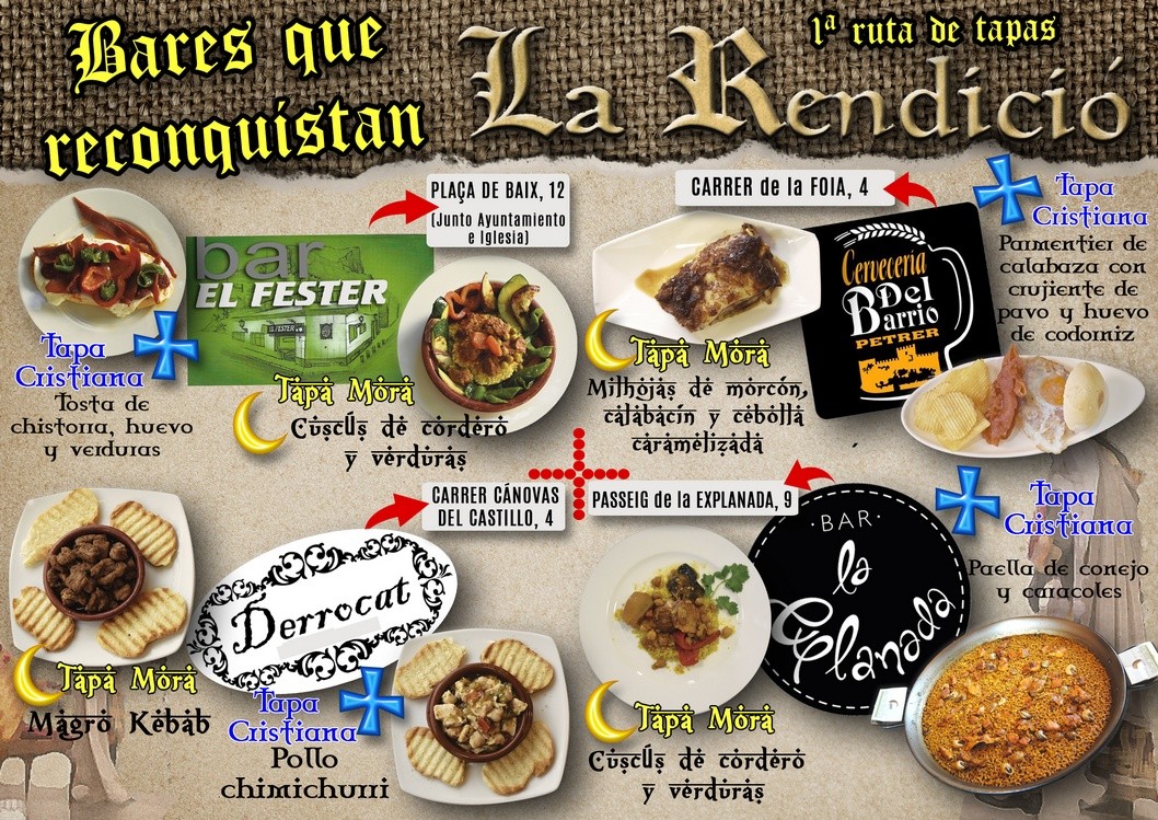 Petrer celebra Ruta de Tapas de "La Rendició" Petrer celebra Ruta de Tapas de "La Rendició"