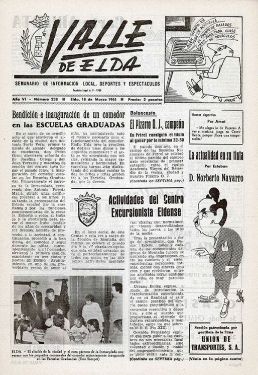 N&uacute;mero 0238<span>18 de marzo de 1961</span>