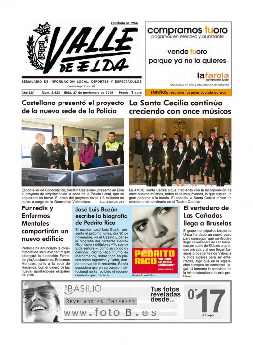 N&uacute;mero 2.623<span>27 de noviembre de 2009</span>