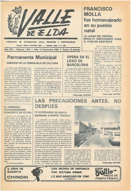 N&uacute;mero 1.256<span>15 de noviembre de 1980</span>