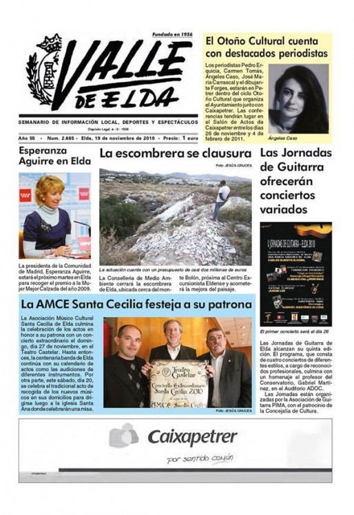 N&uacute;mero 2.665<span>19 de noviembre de 2010</span>