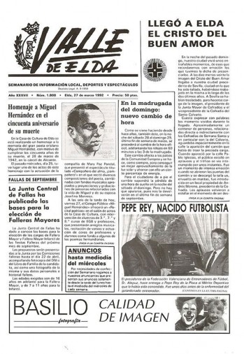N&uacute;mero 1.808 - 27 de marzo de 1992