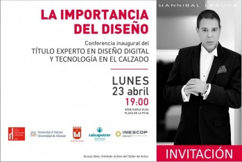 El dise&ntilde;ador Hannibal Laguna inaugurar&aacute; en Elda el primer curso de Experto de Calzado