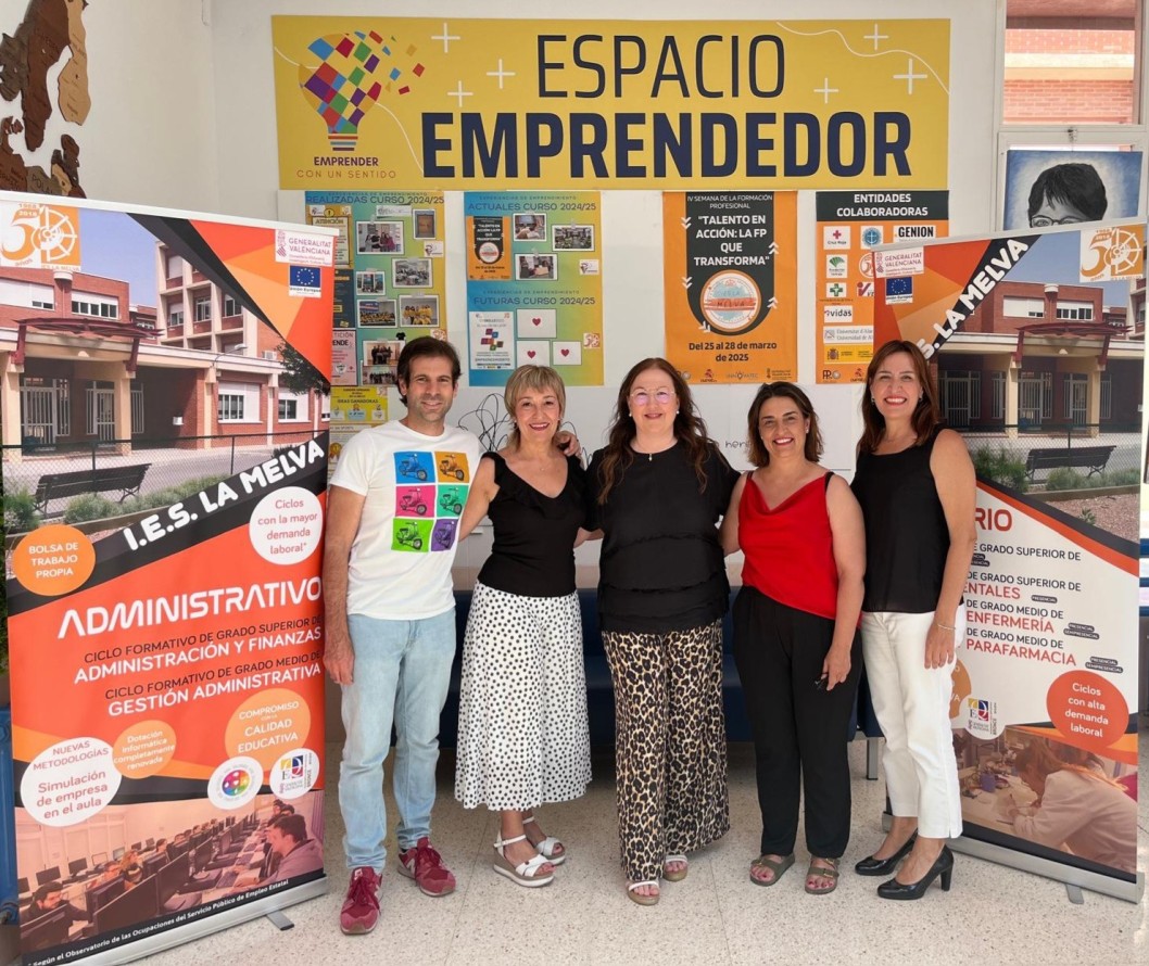 Premio al instituto La Melva por fomentar la cultura emprendedora Premio al instituto La Melva por fomentar la cultura emprendedora