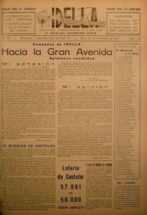 Idella n&ordm; 140<span>A&ntilde;o 1928</span>