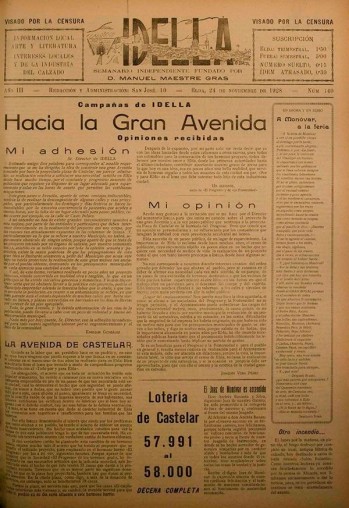 Idella n&ordm; 140 - A&ntilde;o 1928