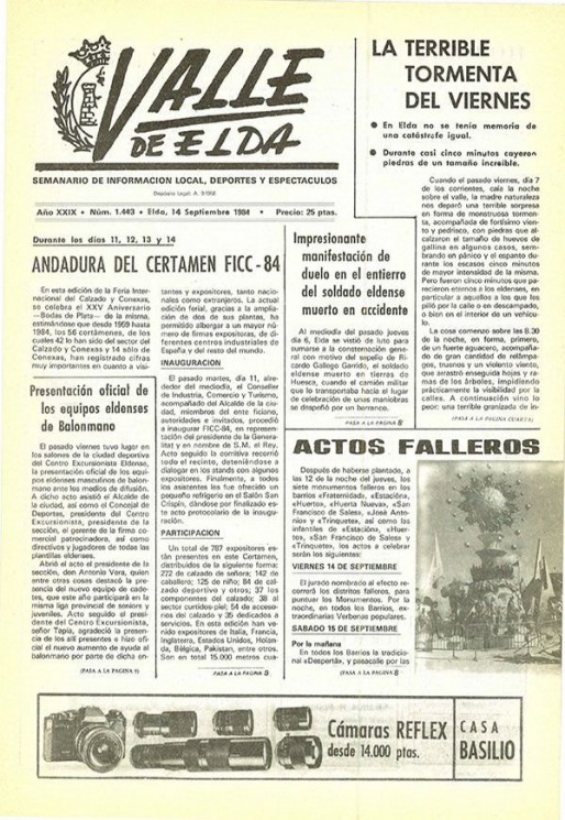 N&uacute;mero 1.443<span>14 de septiembre de 1984</span>