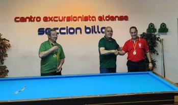 Los eldenses Juli&aacute;n Amor&oacute;s y Carlos Torres vencieron en el Campeonato Auton&oacute;mico de Billar 47/2