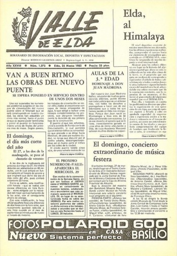 N&uacute;mero 1.373 - 25 de marzo de 1983