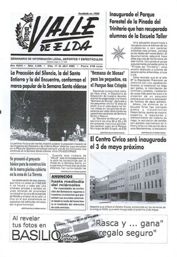 N&uacute;mero 2.336 - 17 de abril de 2003