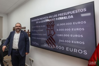La Generalitat destina 30 millones de euros a Elda en los presupuestos de 2023