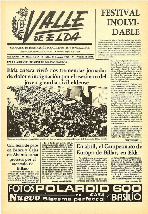 N&uacute;mero 1.367<span>11 de febrero de 1983</span>
