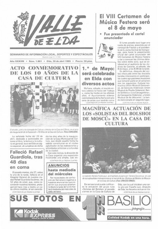 N&uacute;mero 1.861<span>30 de abril de 1993</span>