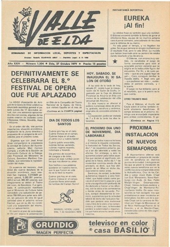 N&uacute;mero 1.204 - 27 de octubre de 1979