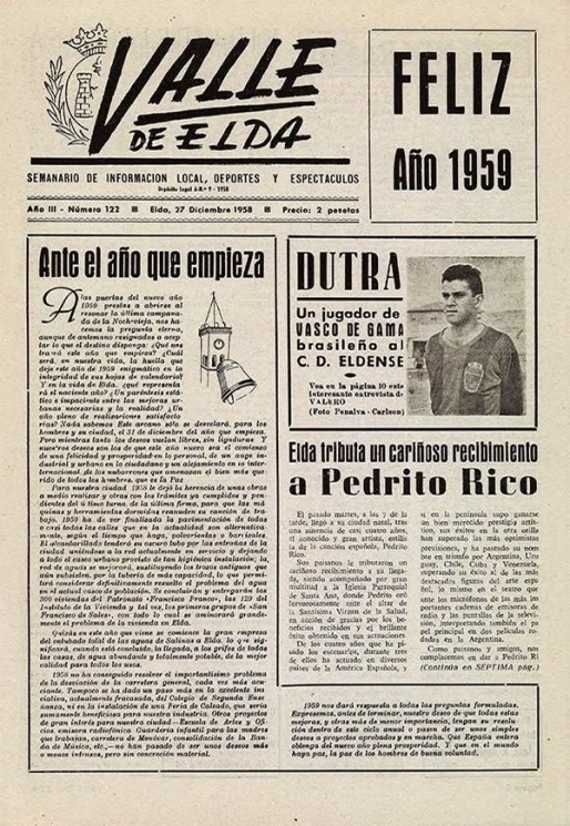 N&uacute;mero 0122<span>27 de diciembre de 1958</span>