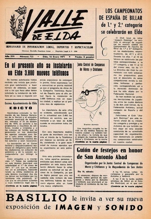 N&uacute;mero 0751<span>16 de enero de 1971</span>