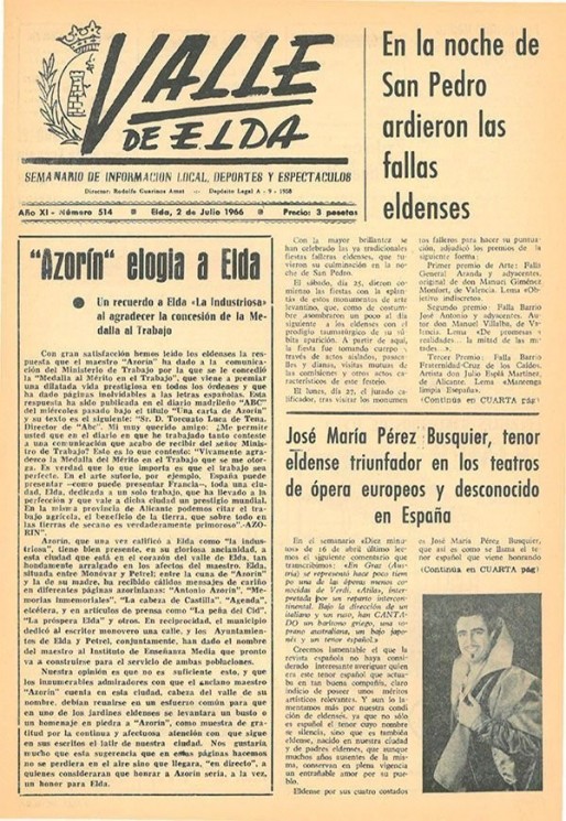 N&uacute;mero 0514<span>2 de julio de 1966</span>