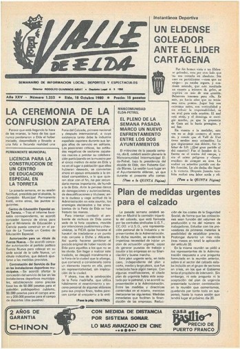 N&uacute;mero 1.252 - 18 de octubre de 1980