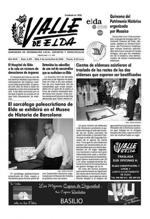 N&uacute;mero 2.401<span>5 de noviembre de 2004</span>