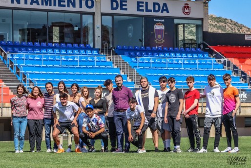 Estudiantes de FP inician sus pr&aacute;cticas en las instalaciones deportivas de Elda