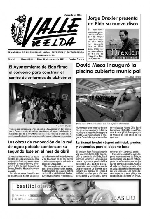 N&uacute;mero 2.508<span>16 de marzo de 2007</span>