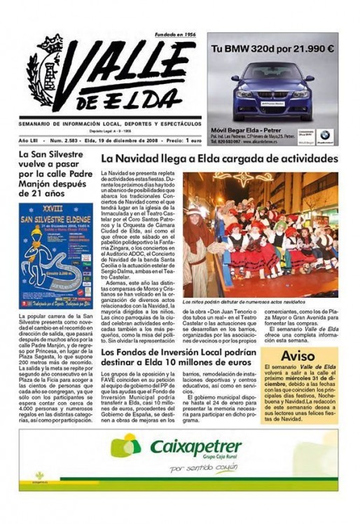N&uacute;mero 2.583<span>19 de diciembre de 2008</span>