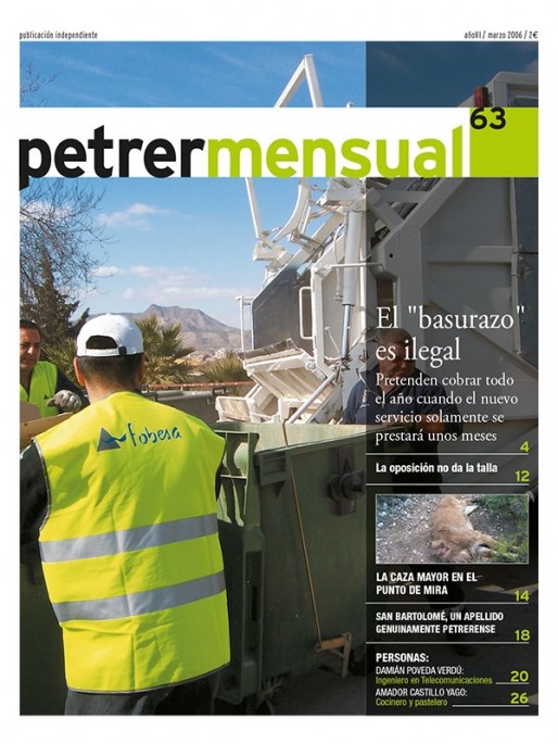 Petrer Mensual N&ordm; 63<span>Marzo de 2006</span>