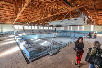 Las obras de la piscina cubierta de San Fernando en Petrer se encuentran en la primera fase